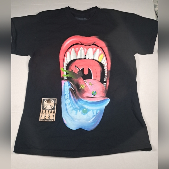21’ Astroworld Fest Merch T-shirt Mens Size Small In Brand New Condition - Picture 1 of 10